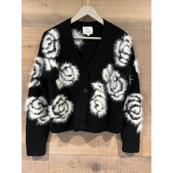 Cinq à Sept Aerin Abstract Floral Long Sleeve Sweater size XS - Picture 4 of 10